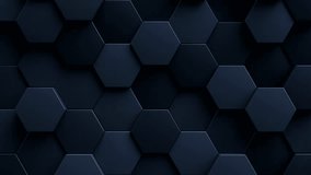hexagon background video, abstract black geometric hexagonal 4k seamless loop, corporate technology wallpaper backdrop - Powered by Shutterstock - Get 15% off with code: PIKWIZARD15