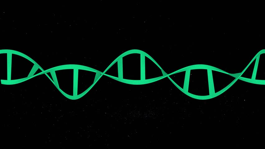 Neon-lit DNA helix structure against cosmic background,The glowing neon dna double helix is an abstract biopunk digital artwork. - Powered by Shutterstock - Get 15% off with code: PIKWIZARD15