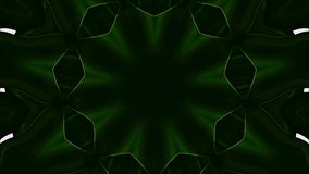 Abstract green fractal art with cell-like patterns and light star shapes animation. - Powered by Shutterstock - Get 15% off with code: PIKWIZARD15