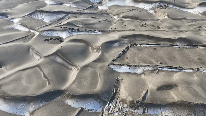 BEAUTIFUL LANDSCAPE OF WINTER SNOW COVERED MOUNTIANS