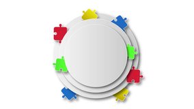 World Autism Awareness Day Animated Illustration on White Background - Powered by Shutterstock - Get 15% off with code: PIKWIZARD15