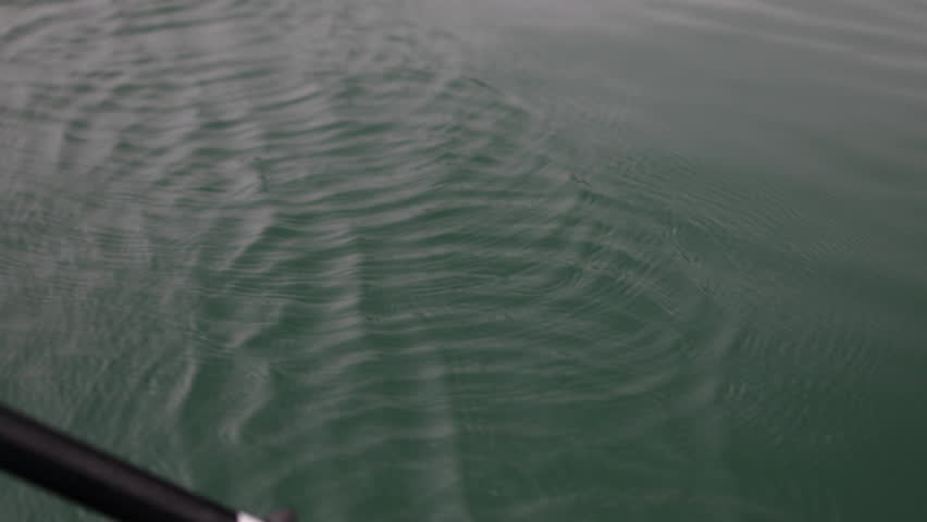 Close up of yellow oar.