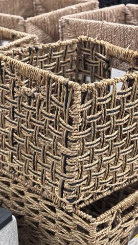 A sequence of kitchenware and household items arranged creatively, providing a stylish and functional background.