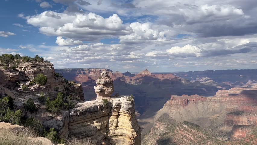 The overwhelming scenery in Grand Canyon