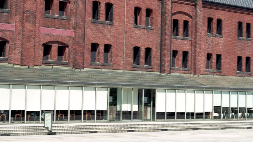 Yokohama Red Brick Warehouse in Tokyo Japan Waterfront