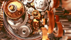 Close-up of interlocking gears moving in perfect sync. A macro shot highlights the intricate details of the mechanical system, symbolizing efficiency and precision. - Powered by Shutterstock - Get 15% off with code: PIKWIZARD15