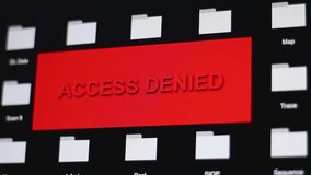 Access Denied display message on a computer screen ui
 - Powered by Shutterstock - Get 15% off with code: PIKWIZARD15