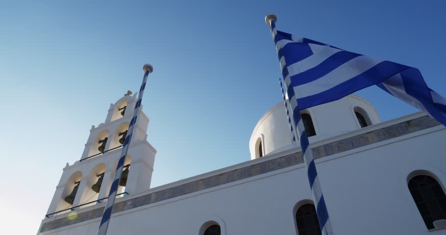 Church of Panagia in Santorini Greece