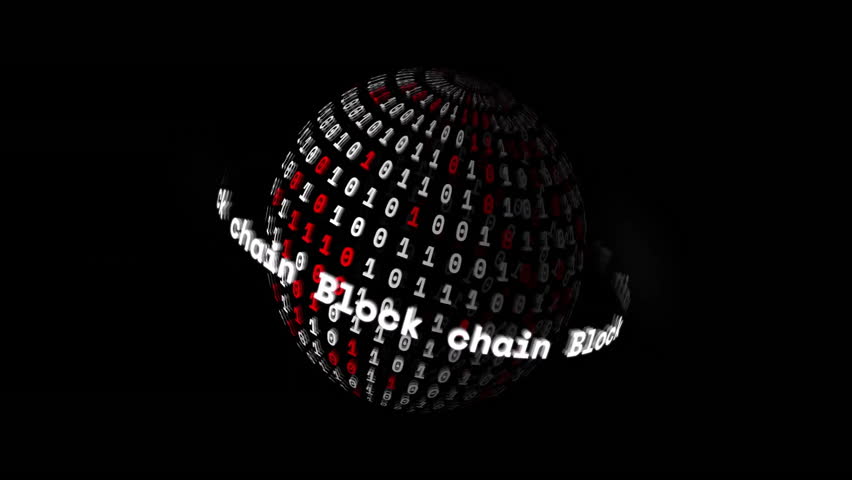 Animation of binary code sphere with Blockchain text and mathematical equations. coding, digital, technology, data, encryption, network - Powered by Shutterstock - Get 15% off with code: PIKWIZARD15