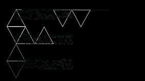 Animation of geometric shapes with Thank You! text on black background. Design, abstract, gratitude, appreciation, digital, minimalism - Powered by Shutterstock - Get 15% off with code: PIKWIZARD15