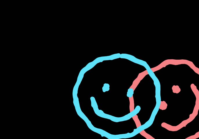 A charming flickering smile animation, radiating happiness and positivity. Ideal for social media, emoticons, friendly designs. Smooth, looping, engaging for bright, cheerful visuals.