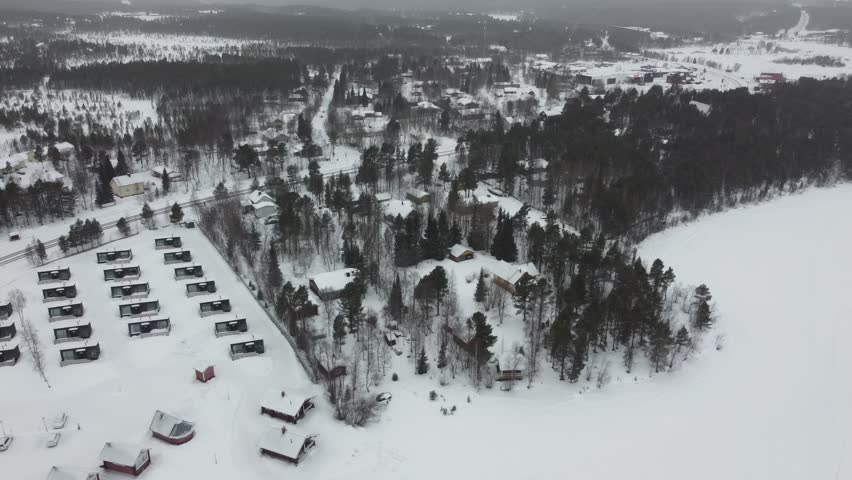 Inari in Finland is located on the shore of a large lake, where you can enjoy the great outdoors in summer and the Northern Lights in winter.