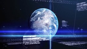 Animation of game controller icon with digital financial data and globe background. Gaming, technology, finance, global, innovation, futuristic - Powered by Shutterstock - Get 15% off with code: PIKWIZARD15