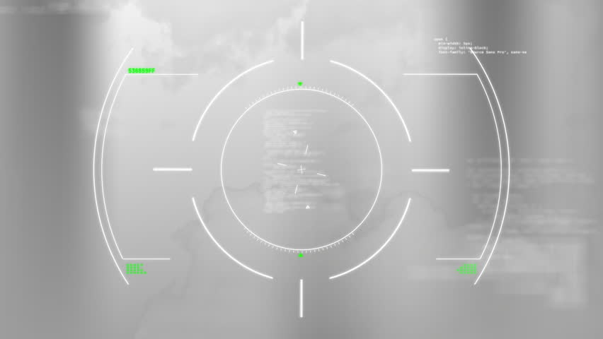 Green indicators on digital targeting interface, animation over blurred background. Technology, futuristic, analytics, monitoring - Powered by Shutterstock - Get 15% off with code: PIKWIZARD15