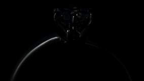 beautiful bright and shine diamond ring blinking on black background - Powered by Shutterstock - Get 15% off with code: PIKWIZARD15