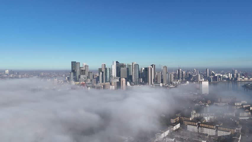 Breathtaking aerial footage of London