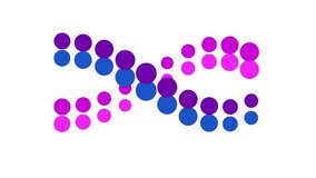 A colorful DNA representation using glowing dots and lines, symbolizing genetic information and sequencing in a futuristic manner - Powered by Shutterstock - Get 15% off with code: PIKWIZARD15