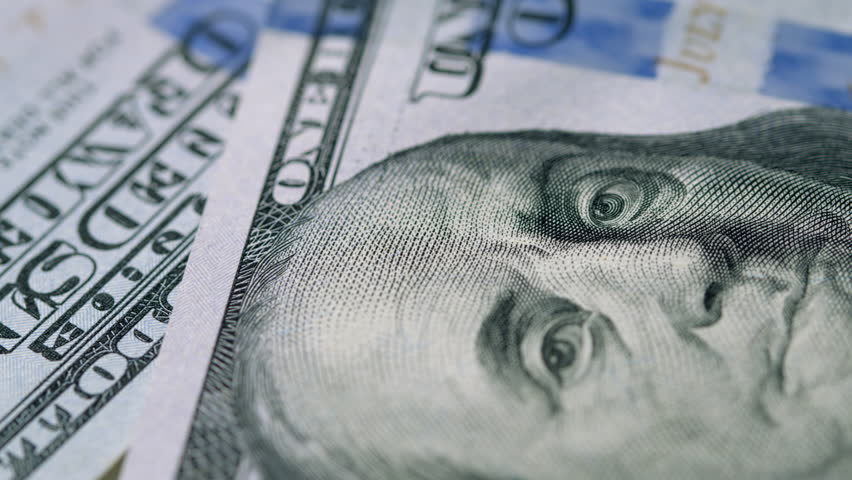 CloseUp View of a Hundred Dollar Bill Featuring a Detailed Portrait of Alexander Hamilton