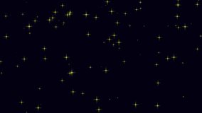 Gold  stars on a black background. Abstract background. Particle Explosion and Settling. Animation gold stars. Footage. 4k Animated Video - Powered by Shutterstock - Get 15% off with code: PIKWIZARD15