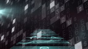 Animation showing futuristic digital interface with DNA, brain, and data graphs. Technology, innovation, analytics, biotechnology, science, cyber - Powered by Shutterstock - Get 15% off with code: PIKWIZARD15