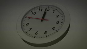 Animation of green geometric shapes overlaying analog clock showing time passing. abstract, movement, concept - Powered by Shutterstock - Get 15% off with code: PIKWIZARD15