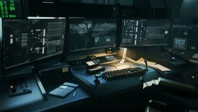 Spy target tracking software scanning the virtual world map. Spy target tracking system connecting to the satellite signal. Spy target tracking technology locating the enemy coordinates. - Powered by Shutterstock - Get 15% off with code: PIKWIZARD15