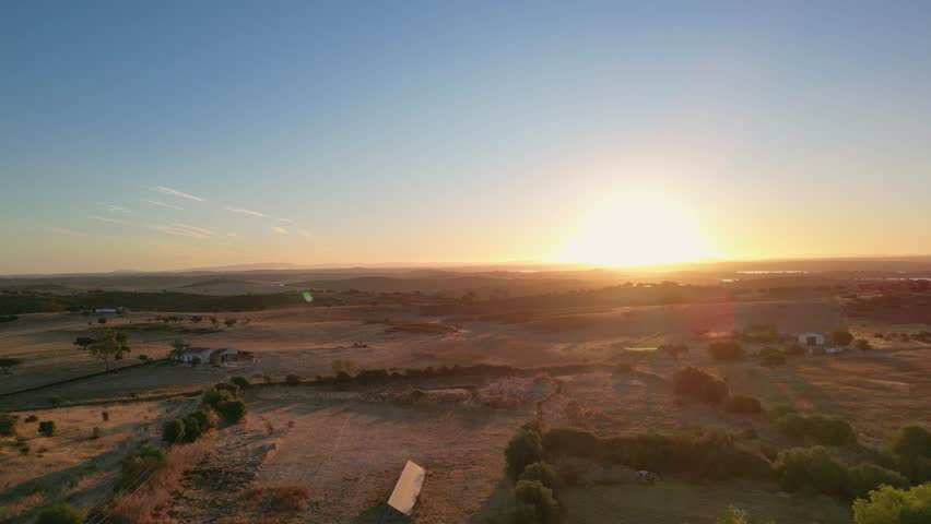 One of the rural corner of Lisbon at sunset in the Background, Portugal