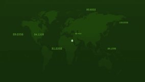 Animation of shopping cart and lock icons on digital network world map background. E-commerce, cybersecurity, online shopping, protection, global, connectivity - Powered by Shutterstock - Get 15% off with code: PIKWIZARD15