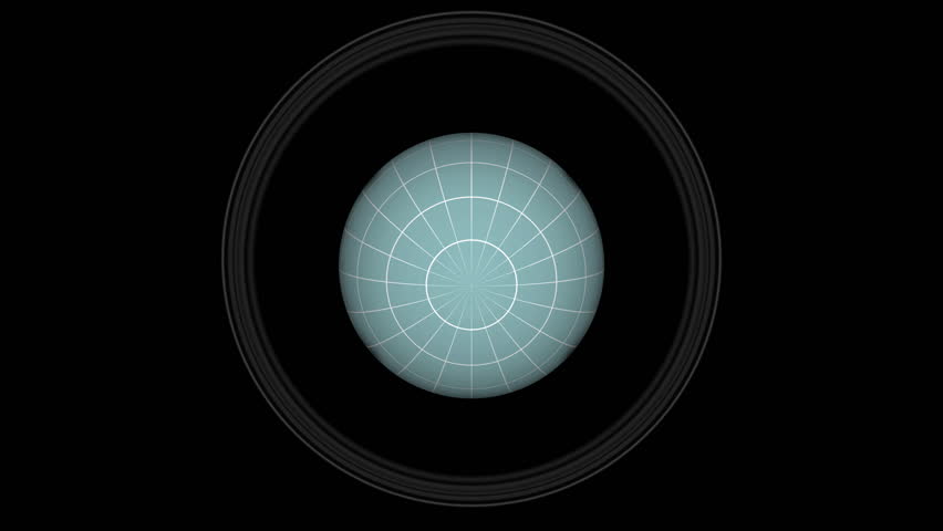 Uranus Axial Tilt Seamless Loop 
Orientation of the poles towards the Sun is reversed. Each pole gets around 42 years of continuous sunlight, followed by 42 years of darkness.