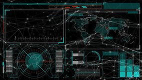 Animation of digital world map with data processing and network connections. Technology, innovation, global, internet, cybersecurity, connectivity - Powered by Shutterstock - Get 15% off with code: PIKWIZARD15