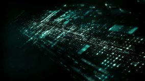 Futuristic data matrix simulation featuring metaverse-inspired elements, an information network, and hi-tech digital data telemetry with encrypted numbers. A dynamic background for computer display - Powered by Shutterstock - Get 15% off with code: PIKWIZARD15