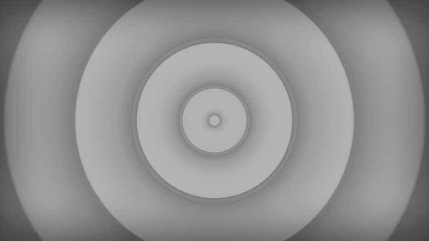Grey white Circular vibrant vj spPathway circles , ornament radial abstract background kaleidoscopic animation stage lights hyper space tunnel star kaleidoscope portal corridor 3d animation backdrop