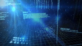 Animation of digital spam text with coding and data streams in virtual space. Cybersecurity, hacking, data breach, malware, internet, technology - Powered by Shutterstock - Get 15% off with code: PIKWIZARD15