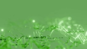 Green Tech DNA style Network – Flowing Digital Mesh with Numerical Data and Algorithmic Motion for Science and Innovation - Powered by Shutterstock - Get 15% off with code: PIKWIZARD15