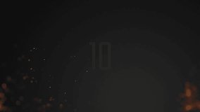 10 Secs Countdown Timer, shock wave 10 seconds countdown. Dark Background - Powered by Shutterstock - Get 15% off with code: PIKWIZARD15