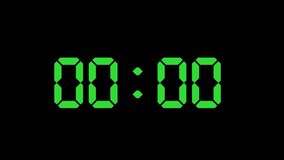 Digital Countdown Timer Animation Green Screen Background 15 Seconds 4K Video - Powered by Shutterstock - Get 15% off with code: PIKWIZARD15