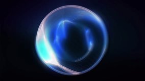 Cosmic energy abstraction. The virtual sphere plays with light and waves, emphasizing the creativity and attractive mystery of space.
 - Powered by Shutterstock - Get 15% off with code: PIKWIZARD15