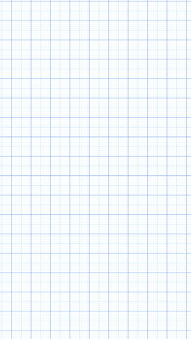 Animation loop of horizontal scrolling of a white graph paper background (portait)