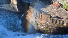 Abandoned railway station Psyrtskha in autumn. Abkhazia, New Athos - Powered by Shutterstock - Get 15% off with code: PIKWIZARD15