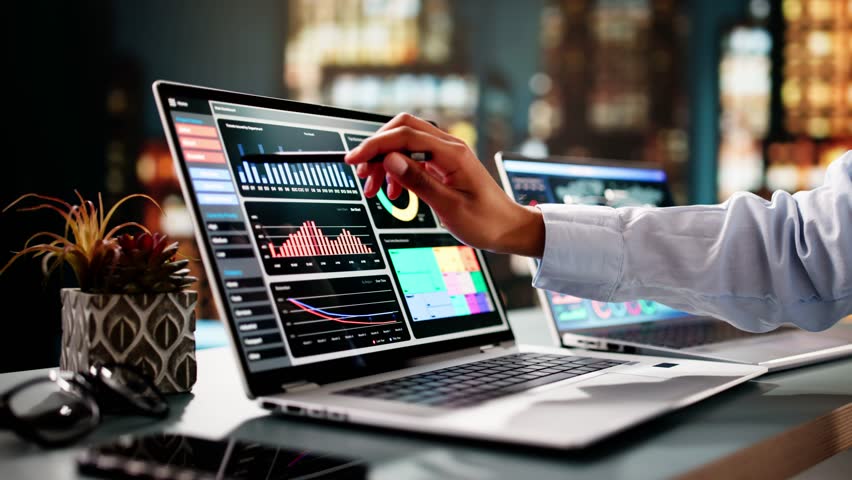 Business Data Analytics Dashboard And KPI Performance