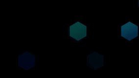 Abstract Hexagon Pattern Blue Gradient Background Digital Design Technology Texture Modern Art Graphic Illustration - animated background - high quality - Powered by Shutterstock - Get 15% off with code: PIKWIZARD15