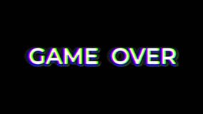 "GAME OVER" text with glitch effects, chromatic aberration, and digital distortions. A retro gaming and cyberpunk vibe. Perfect for themes of gaming, technology, and digital aesthetics - Powered by Shutterstock - Get 15% off with code: PIKWIZARD15