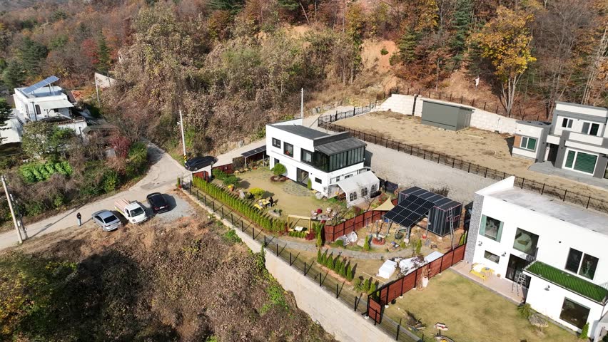 Country house in the nature of Korea