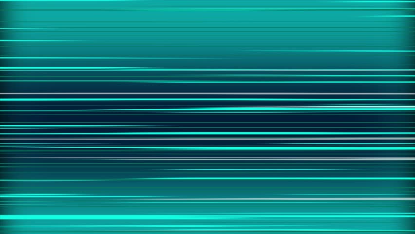 Abstract Teal Blue Horizontal Lines Speed Motion Blur Background Design Texture Pattern Graphic Art - Animated Backgrounds - 4K Quality