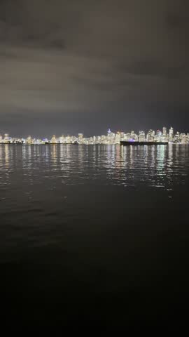 Vancouver city lights at November 2024
