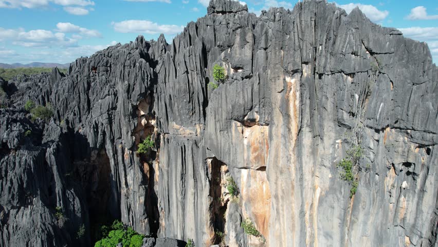 Cinematic 4K aerial footage of Chillagoe Outback Queensland Australia