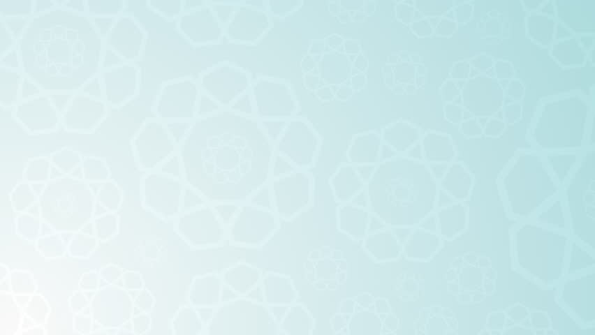 4k Blue Gradient Oriental Ornaments Pattern Animation. Islamic Elegant geometric motion texture, seamless looping animated background,  Ramadan and Holiday beautiful decorative moving ornament. - Powered by Shutterstock - Get 15% off with code: PIKWIZARD15