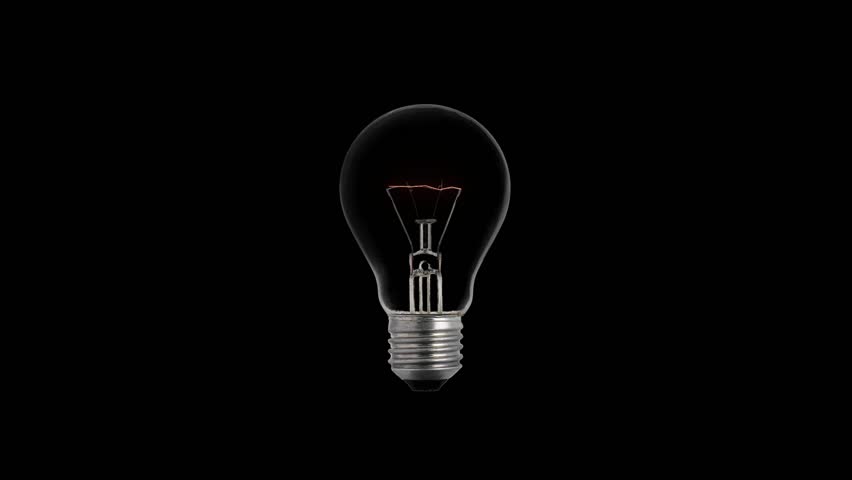 A bulb light ON and OFF, green energy conservation