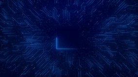 Digital Data moving on Circuit Board CPU high tech Artificial intelligence AI, data mining Processing data futuristic processor Futuristic cyber innovation automation brain. cyber innovation cyberpunk - Powered by Shutterstock - Get 15% off with code: PIKWIZARD15