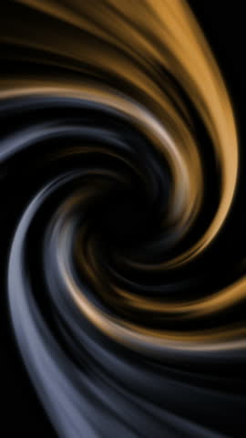 black and gold spinning energy animation background portrait